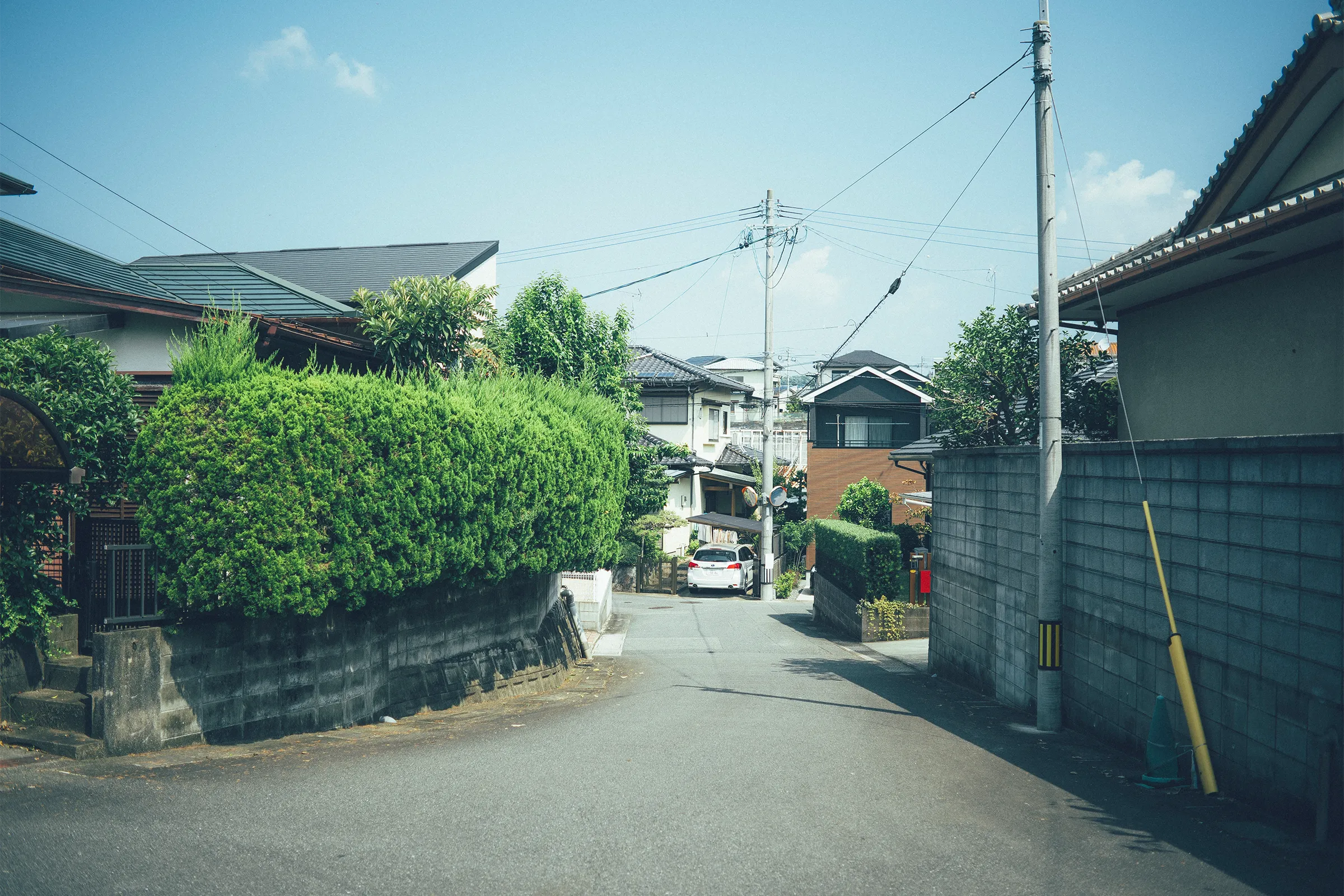 福岡県 住宅地路地の写真